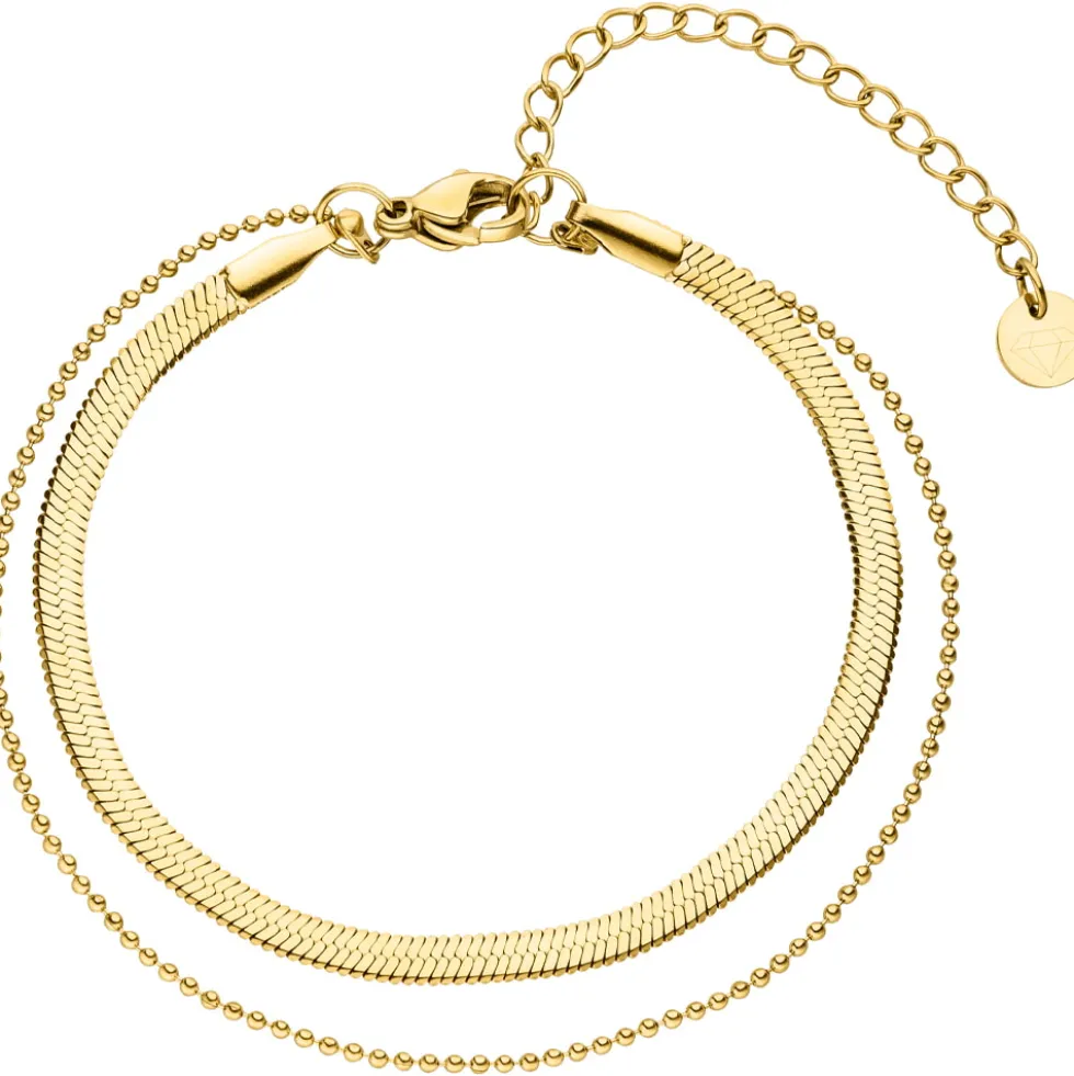Sleeky Armband | 18K vergoldet