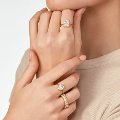 Sparkle Deluxe Ring | 18K vergoldet