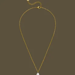 Teardrop Halskette | 18K vergoldet