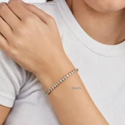 Tennis Armband | 18K vergoldet