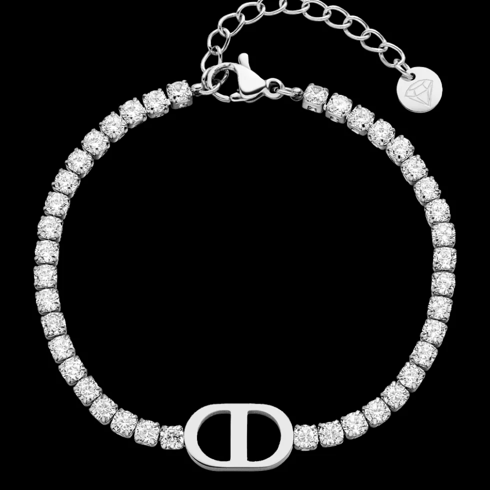 Tennis Prestige Armband | 18K vergoldet