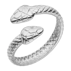 Twin Snakes Ring | 18K vergoldet