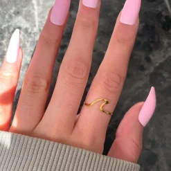 Wave Ring | 18K vergoldet