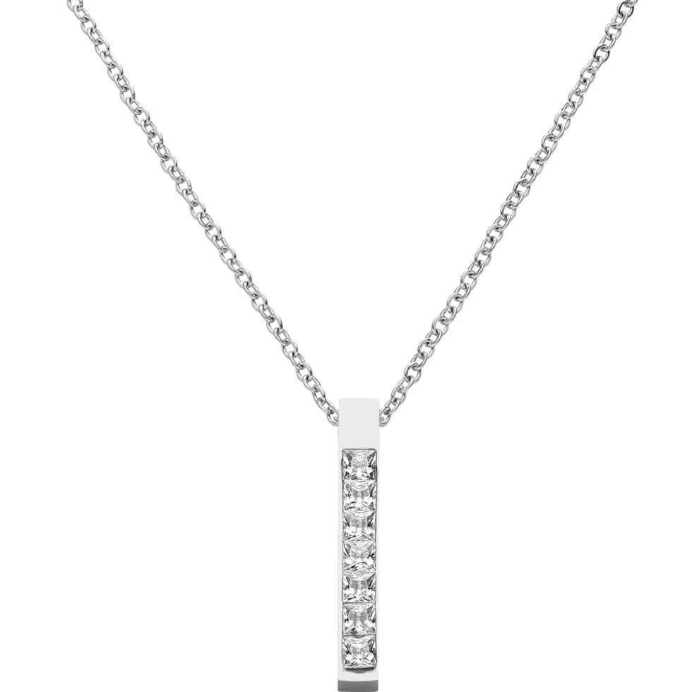 Zircon Bar Halskette | 18K vergoldet